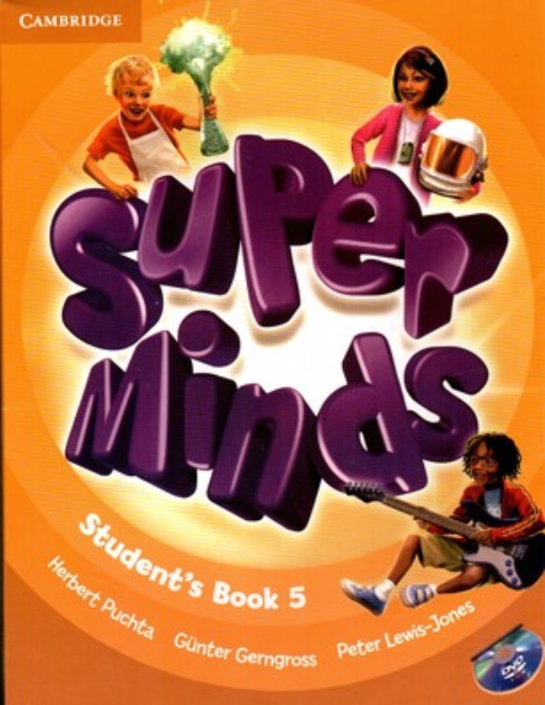 تصویر  Super Minds 5 - sb + wb +CD + DVD (رحلی-شمیز)